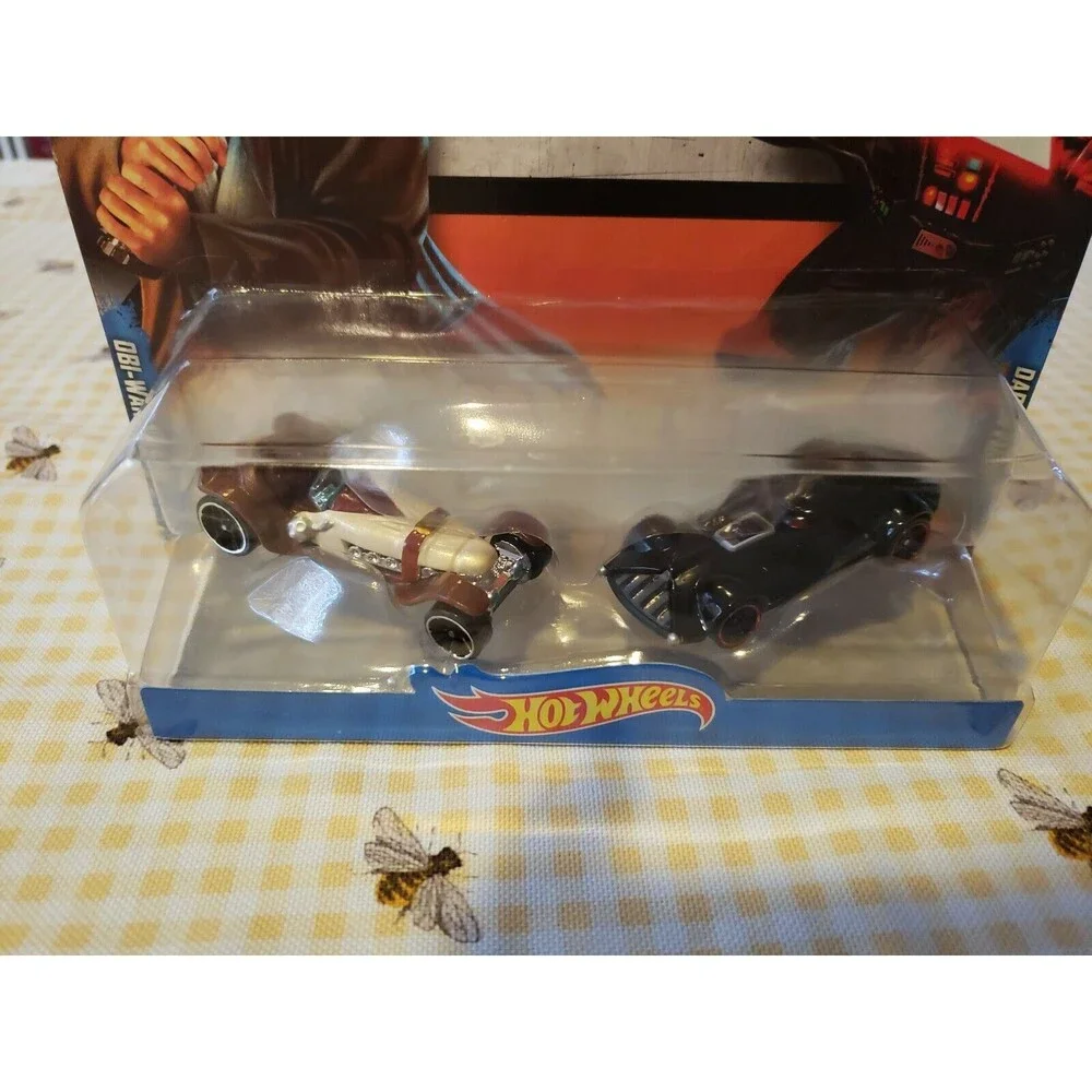 Star Wars Hot Wheels Obi-Wan Kenobi and Darth Vader 2 Pack New Sealed